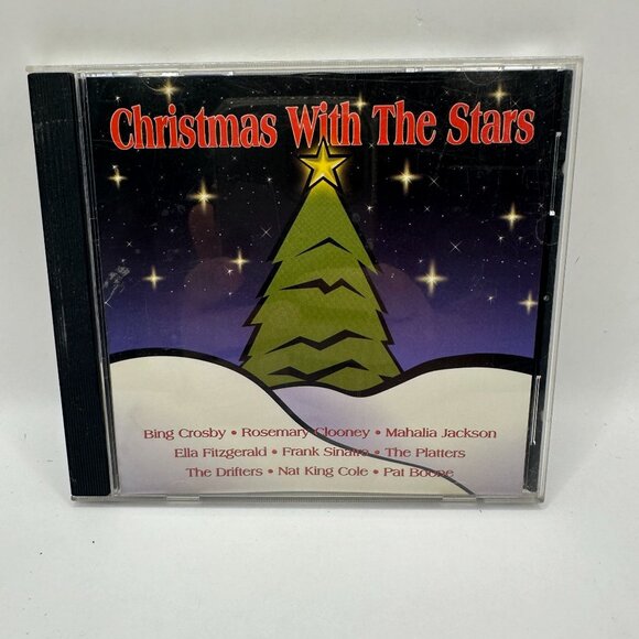 Christmas With The Stars CD Bing Crosby Ella Fitzgerald Nat King Cole 1999 Holid - Picture 2 of 4